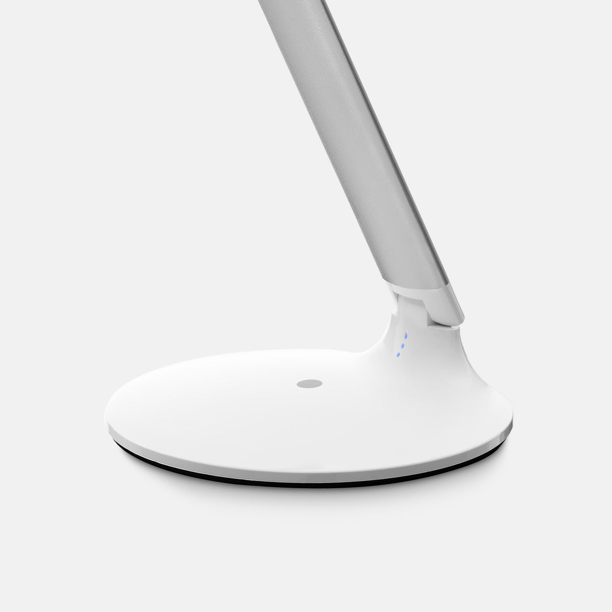 Circular base of Halo lamp on a white background