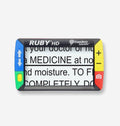 Magnified text displayed on RUBY HD screen