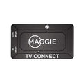 Black device labeled 'MAGGIE TV CONNECT' on a white background