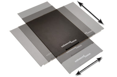 Acrobat XY table with arrows showing foward and back plus side to side movement options