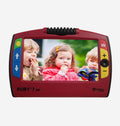 RUBY 7 HD with a screen displaying three children outdoors, on a white background.